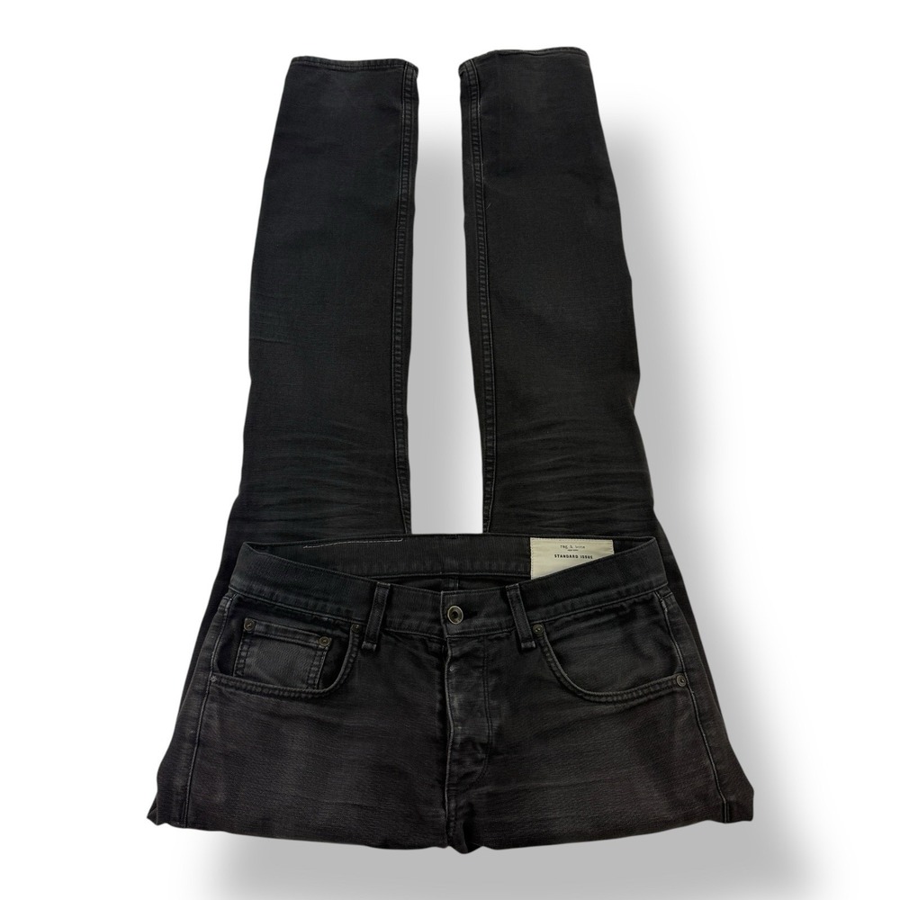 rag & bone Vintage Charcoal Cotton Slim Fit 2 Jeans Men's Size 30x34